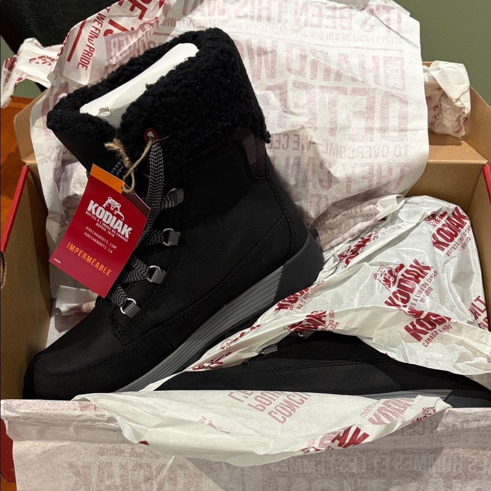 Kodiak Women's Black Winter & Rain Boots